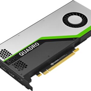 PNY Quadro RTX4000, 8GB GDDR6, CUDA Cores 2304, PCI Express 3.0 x16, Ultra-Quiet Active Fansink, Brown Box | VCQRTX4000-PB/BSP