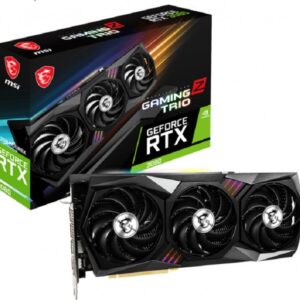 MSI GeForce RTX 3080 Gaming Z Trio 12G LHR Graphics Card, 12GB 384 Bit GDDR6X Memory, 8960 Core Units, 1815 MHz Boost, 19 Gbps Speed, 12 API, PCI Express Gen 4 Interface, DP, HDMI | 912-V389-405