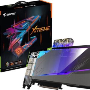 Gigabyte Aorus GeForce RTX 3080 Xtreme Waterforce WB-10G Graphics Card, 7680 x 4320 Resolution, 60Hz, Water Block Cooling System, 10GB 320-bit GDDR6X Memory, Video Card | GV-N3080AORUSX WB-10GD