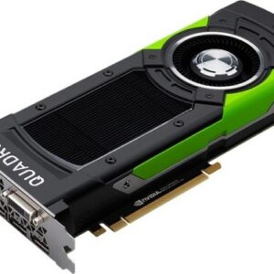 PNY Nvidia Quadro P6000 Video Card, 24 GB GDDR5X, 384-bit, SLI , HDCP 2.2 and HDMI 1.3a support, PCI-Express x16 Gen 3.0, Built in 3x Display Ports, 1x DVI-I (Dual Link) | VCQP6000-PB