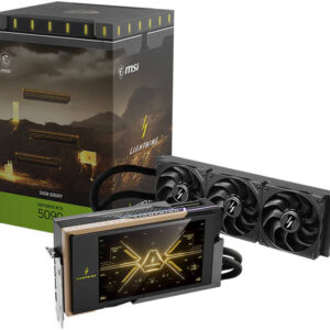 MSI GeForce RTX 5090 LIGHTNING Z Graphics Card, 32GB GDDR7 512-Bit Memory, 2730 MHz Boost Clock, 28 Gbps Memory Speed, 21760 CUDA Cores, PCI Express Gen 5 | RTX-5090-32G-LIGHTNING-Z