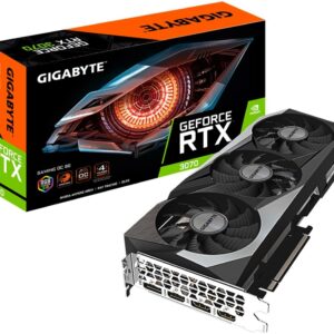 Gigabyte GeForce RTX 3070 Gaming OC 8G Graphics Card, 1‎815 MHz GeForce RTX™ 3070, 8GB GDDR6, 2‎56-bit, PCI-E 4.0 x 16 - Black | GV-N3070GAMING OC-8GD