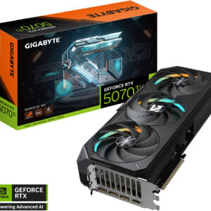 GIGABYTE GeForce RTX 5070 Ti GAMING OC Graphics Card, 16GB GDDR7 256-Bit Memory, 2588 MHz Core Clock, 8960 CUDA Cores, 28 Gbps Memory Speed, PCI-Express 5.0 | GV-N507TGAMING OC-16GD