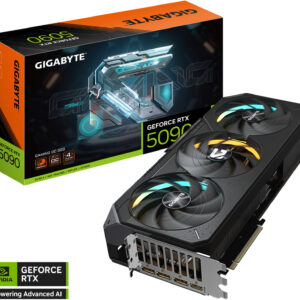 Gigabyte GeForce RTX 5090 GAMING OC Graphics Card, 32GB GDDR7 512-Bit Memory, 2550 MHz Core Clock, 28 Gbps Memory Clock, 21760 CUDA Cores, PCI-Express 5.0 | GV-N5090GAMING OC-32GD