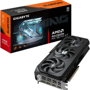 GIGABYTE Radeon RX 9070 XT GAMING OC Graphics Card, 16GB GDDR6 256-Bit Memory, 3060 MHz Boost Clock, 20 Gbps Memory Clock, 4096 Stream Processors, PCI-Express 5.0 | GV-R9070XTGAMING OC-16GD