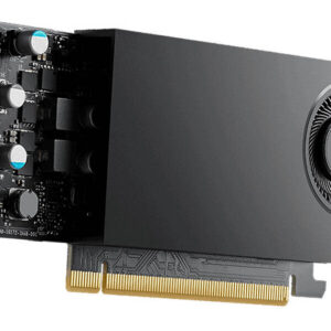 PNY NVIDIA RTX A400 Graphics, 4GB GDDR6 64-Bit Memory, 24 Tensor Cores, 6 RT Cores, PCI Express 4.0 x8, 768 CUDA Cores, 4x Mini-DisplayPort 1.4, Black | VCNRTXA400-SB