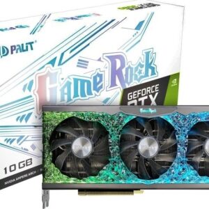 Palit GeForce RTX 3080 GAMEROCK 10GB GDDR6X SDRAM, 320-bit, PCI Express 4.0, 19 Gbps, 3 x DisplayPort ¦ HDMI, Ampere Graphics Card | NED3080U19IA-1020G