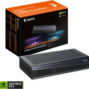 GIGABYTE AORUS RTX 5060 Ti AI BOX, 16GB GDDR7 128-Bit Memory, 2572 MHz Clock Speed, 28GB Gbps Memory Speed, PCI-Express 5.0 | GV-N506TIXEB-16GD