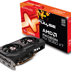 SAPPHIRE PULSE AMD Radeon RX 9060 XT Graphics Card, 16GB GDDR6 128-Bit Memory, 3290 MHz Boost Clock, 2048 Stream Processors, 20 Gbps Memory Speed, PCI-Express 5.0 x16 | 11350-03-20G